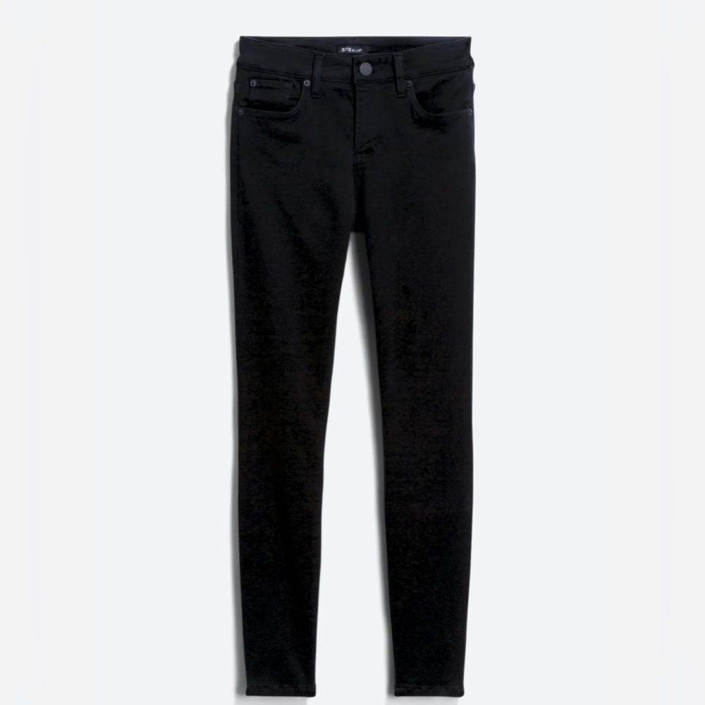 STS blue Emma ankle skinny black jeans size 27